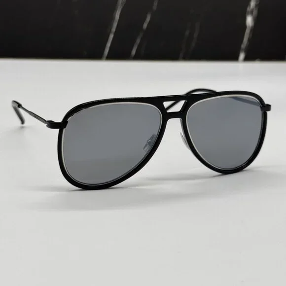 NEW SAINT LAURENT CLASSIC 11 RIM 002 BLACK AVIATOR SUNGLASSES SAINT LAURENT
